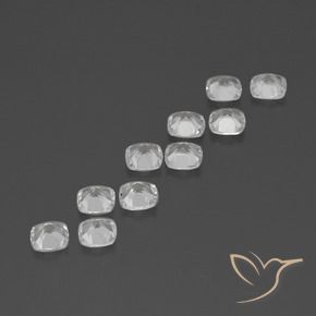 Achetez naturel 4,53ct blanc topaze gems, coupe coussin, en provenance brésil chez gemselect. en stock, livraison internationale!