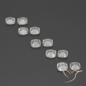 Shop natural 4.24ct Blanc Topaze gems, Coussin, from Brésil at GemSelect. In stock, global shipping!