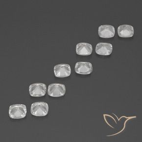Shop natural 4.09ct Blanc Topaze gems, Coussin, from Brésil at GemSelect. In stock, global shipping!
