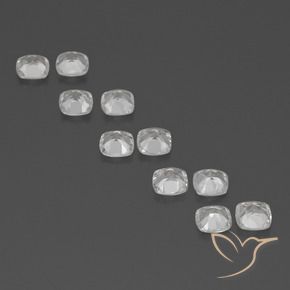 Shop natural 4.82ct Blanc clair Topaze gems, Coussin, from Brésil at GemSelect. In stock, global shipping!
