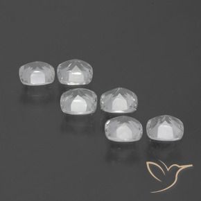 Shop natural 2.50ct Blanc clair Topaze gems, Coussin, from Brésil at GemSelect. In stock, global shipping!