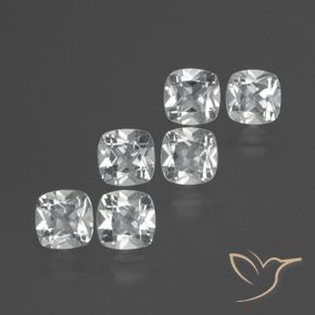 Shop natural 3.05ct Blanc Topaze gems, Coussin, from Brésil at GemSelect. In stock, global shipping!