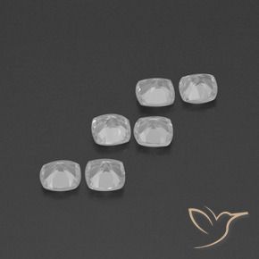 Shop natural 2.82ct Blanc clair Topaze gems, Coussin, from Brésil at GemSelect. In stock, global shipping!