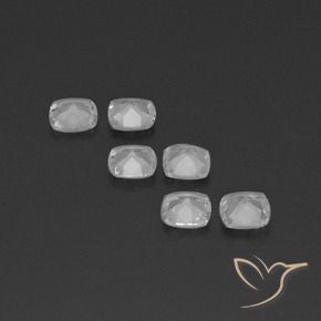 Shop natural 2.26ct Blanc clair Topaze gems, Coussin, from Brésil at GemSelect. In stock, global shipping!