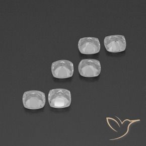 Shop natural 2.96ct Blanc Topaze gems, Coussin, from Brésil at GemSelect. In stock, global shipping!