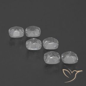 Shop natural 3.33ct Blanc clair Topaze gems, Coussin, from Brésil at GemSelect. In stock, global shipping!