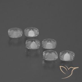 Shop natural 3.24ct Blanc clair Topaze gems, Coussin, from Brésil at GemSelect. In stock, global shipping!