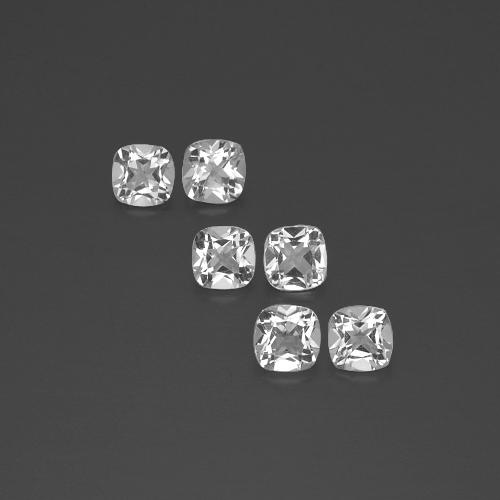 Achetez naturel 2,92ct blanc topaze gems, coupe coussin, en provenance brésil chez gemselect. en stock, livraison internationale!