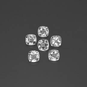 Achetez naturel 2,92ct blanc topaze gems, coupe coussin, en provenance brésil chez gemselect. en stock, livraison internationale!
