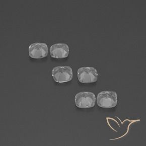 Shop natural 3.03ct Blanc clair Topaze gems, Coussin, from Brésil at GemSelect. In stock, global shipping!