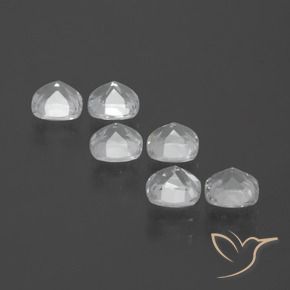 Shop natural 2.92ct Blanc clair Topaze gems, Coussin, from Brésil at GemSelect. In stock, global shipping!
