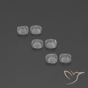 Shop natural 2.89ct Blanc clair Topaze gems, Coussin, from Brésil at GemSelect. In stock, global shipping!