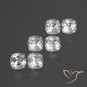 Shop natural 2.75ct Blanc Topaze gems, Coussin, from Brésil at GemSelect. In stock, global shipping!
