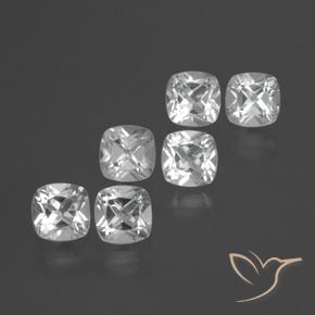 Shop natural 2.75ct Blanc Topaze gems, Coussin, from Brésil at GemSelect. In stock, global shipping!