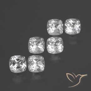 Shop natural 2.73ct Blanc Topaze gems, Coussin, from Brésil at GemSelect. In stock, global shipping!
