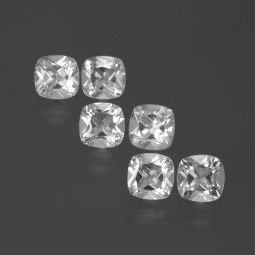Achetez naturel 2.86ct Blanc Topaze gems, Coupe coussin, En provenance Brésil chez GemSelect. En stock, livraison internationale!