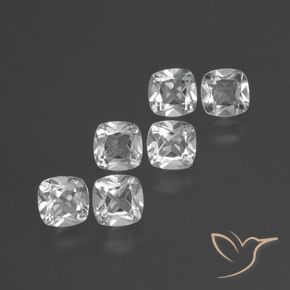 Shop natural 3.23ct Blanc Topaze gems, Coussin, from Brésil at GemSelect. In stock, global shipping!