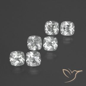 Shop natural 3.05ct Blanc Topaze gems, Coussin, from Brésil at GemSelect. In stock, global shipping!