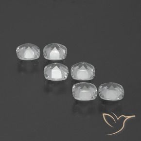 Shop natural 3.11ct Blanc clair Topaze gems, Coussin, from Brésil at GemSelect. In stock, global shipping!