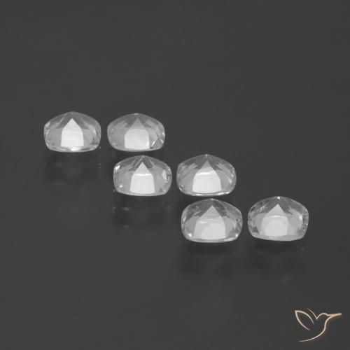 Shop natural 3.03ct Blanc clair Topaze gems, Coussin, from Brésil at GemSelect. In stock, global shipping!