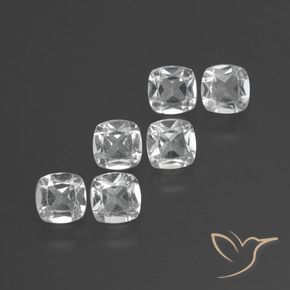 Shop natural 2.75ct Blanc Topaze gems, Coussin, from Brésil at GemSelect. In stock, global shipping!
