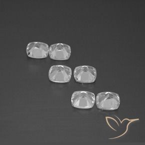 Shop natural 2.88ct Blanc clair Topaze gems, Coussin, from Brésil at GemSelect. In stock, global shipping!