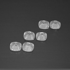 Achetez naturel 3,14ct blanc topaze gems, coupe coussin, en provenance brésil chez gemselect. en stock, livraison internationale!