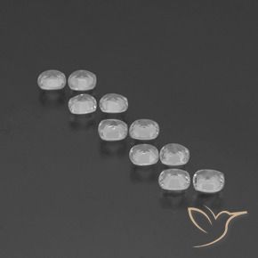 Achetez naturel 4.41ct Blanc clair Topaze gems, Coupe coussin, En provenance Brésil chez GemSelect. En stock, livraison internationale!