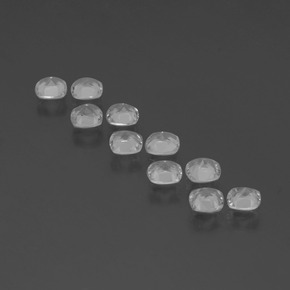 Achetez naturel 4,37ct blanc topaze gems, coupe coussin, en provenance brésil chez gemselect. en stock, livraison internationale!