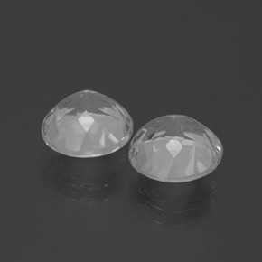 Achetez naturel 7,13ct blanc topaze gems, coupe roude, en provenance brésil chez gemselect. en stock, livraison internationale!
