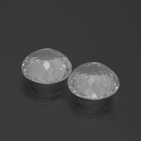 Achetez naturel 6,98ct blanc topaze gems, coupe roude, en provenance brésil chez gemselect. en stock, livraison internationale!
