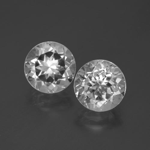 Achetez naturel 5.56ct Blanc Topaze gems, Coupe roude, En provenance Brésil chez GemSelect. En stock, livraison internationale!