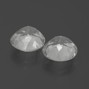 Achetez naturel 6,61ct blanc topaze gems, coupe roude, en provenance brésil chez gemselect. en stock, livraison internationale!