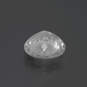 Topaze blanc naturelle coupe roude, 5,31 ct, VVS