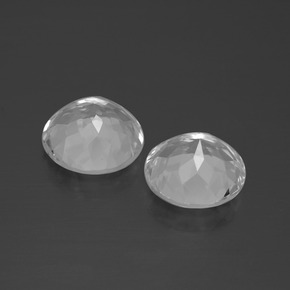 Achetez naturel 6.65ct Blanc Topaze gems, Coupe roude, En provenance Brésil chez GemSelect. En stock, livraison internationale!