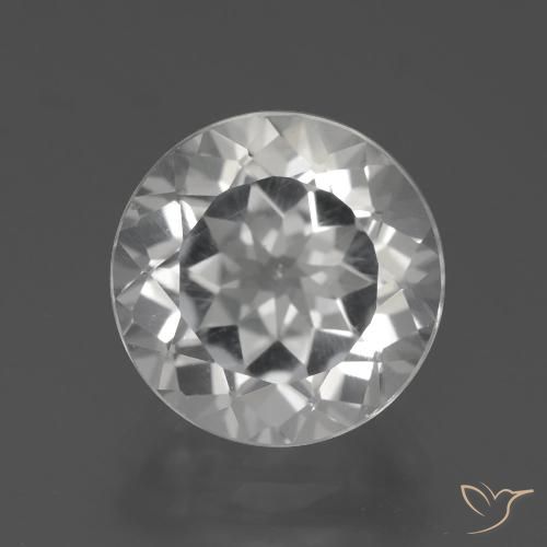 4.04ct Naturel Blanc Topaze, Tour, VS