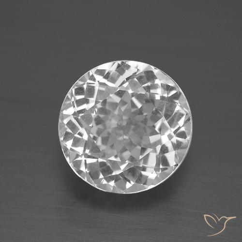 3.68ct Naturel Blanc Topaze, Tour, VVS-VS