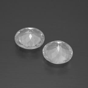 Achetez naturel 4,22ct blanc topaze gems, coupe roude, en provenance brésil chez gemselect. en stock, livraison internationale!