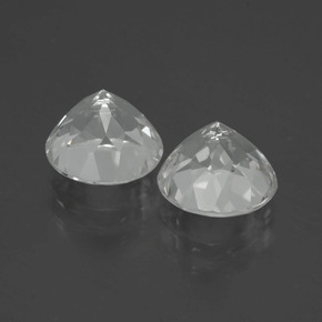 Achetez naturel 7.33ct Blanc Topaze gems, Coupe roude, En provenance Brésil chez GemSelect. En stock, livraison internationale!