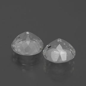 Achetez naturel 5,23ct blanc topaze gems, coupe roude, en provenance brésil chez gemselect. en stock, livraison internationale!