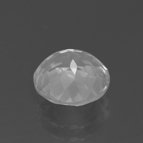 Topaze Blanc clair naturelle Coupe roude, 3.41 ct, VVS-VS