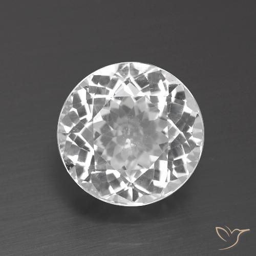 3.41ct Naturel Blanc clair Topaze, Tour, VVS-VS