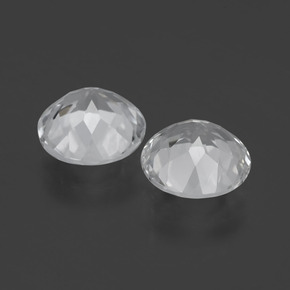 Achetez naturel 6.26ct Blanc clair Topaze gems, Coupe roude, En provenance Brésil chez GemSelect. En stock, livraison internationale!