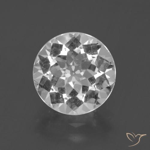 4.83ct Naturel Blanc clair Topaze, Tour, VVS-VS
