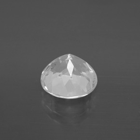 Topaze Blanc naturelle Coupe roude, 3.95 ct, VVS-VS