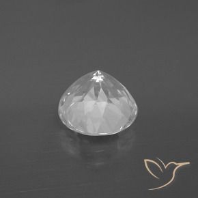 Topaze blanc naturelle coupe roude, 3,74 ct, VVS-VS