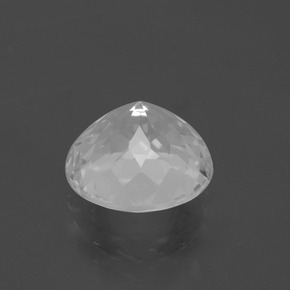 Topaze blanc naturelle coupe roude, 6,06 ct, VS