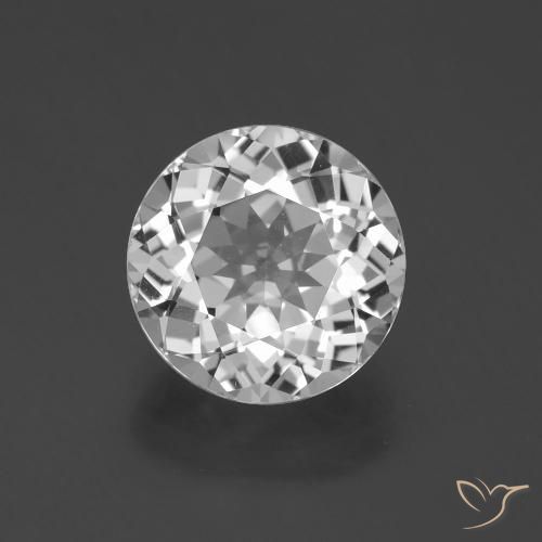 4.75ct Naturel Blanc clair Topaze, Tour, VVS-VS