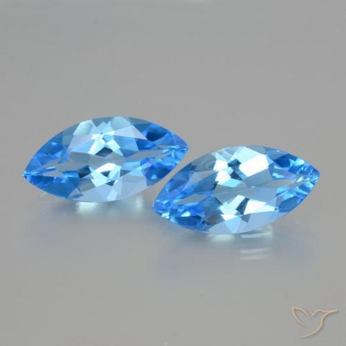 Shop natural 8.79ct Bleu Suisse Topaze gems, Marquise, from Brésil at GemSelect. In stock, global shipping!