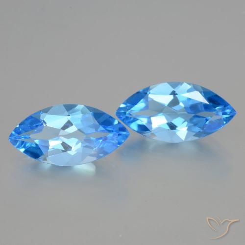 Shop natural 8.79ct Bleu Suisse Topaze gems, Marquise, from Brésil at GemSelect. In stock, global shipping!